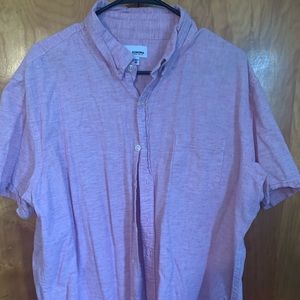 Men’s short sleeve button down shirt